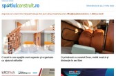 O casă în care spaţiile sunt separate şi organizate cu ajutorul rafturilor