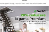 Alege funcționalitate, siguranță și design la cel mai înalt nivel, cu scările de acces la pod de la FAKRO.