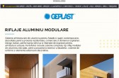 Riflaje modulare din aluminiu pentru fatade si interior