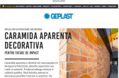 Caramida aparenta decorativa pentru fatade moderne, de impact
