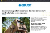 Piatra sinterizata Coverlam la placari exterioare. Noul trend in Romania