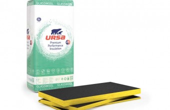 Vata minerala URSA de sticla pentru fatade ventilate