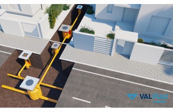 Sistem de canalizare exterioara pentru rezidential sau industrial
