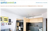 Apartament minimal în care se lucrează, se doarme și se mănâncă